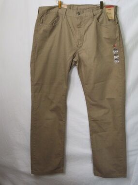 NEW Levis 559 Relaxed Straight Mens Jeans  Khaki Tan 38x32 NWT